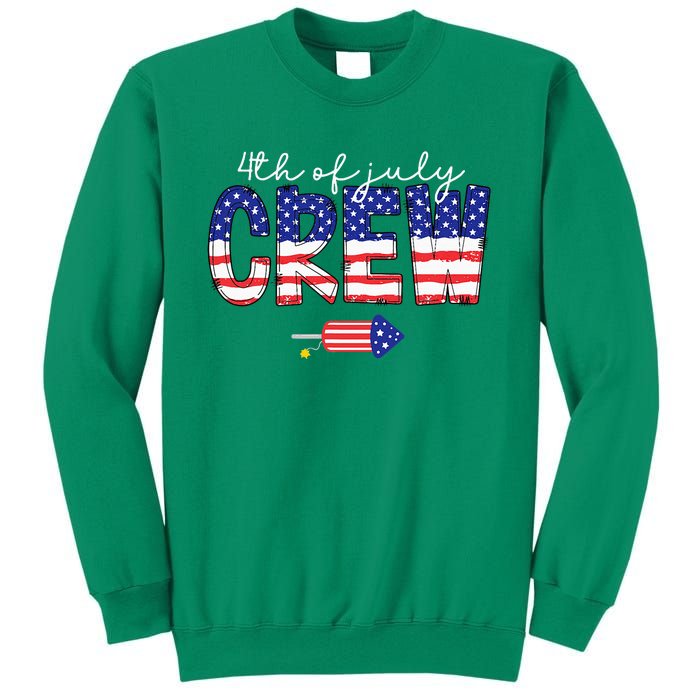 4th Of July Crew Matching Family Funny Fourth Of July Group Sweatshirt