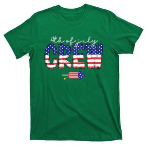 4th Of July Crew Matching Family Funny Fourth Of July Group T-Shirt