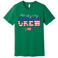 4th Of July Crew Matching Family Funny Fourth Of July Group Premium T-Shirt