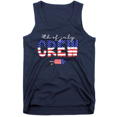 4th Of July Crew Matching Family Funny Fourth Of July Group Tank Top