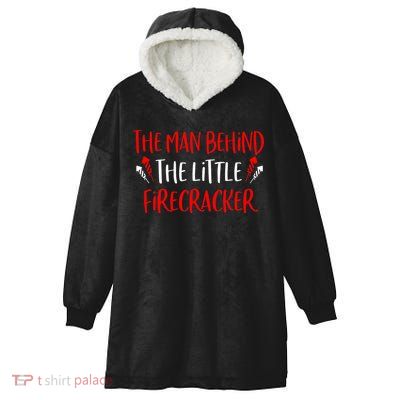 4th of July Pregnancy Announcement for Baby Reveal Hooded Wearable Blanket
