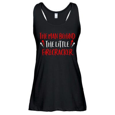 4th of July Pregnancy Announcement for Baby Reveal Ladies Essential Flowy Tank