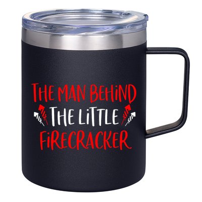 4th of July Pregnancy Announcement for Baby Reveal 12oz Stainless Steel Coffee Mug