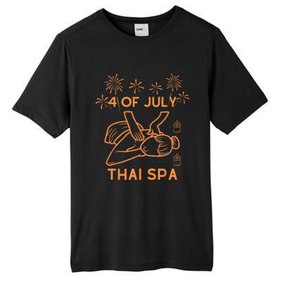 4 Of July Celebrate Thai Spa Tall Fusion ChromaSoft Performance T-Shirt