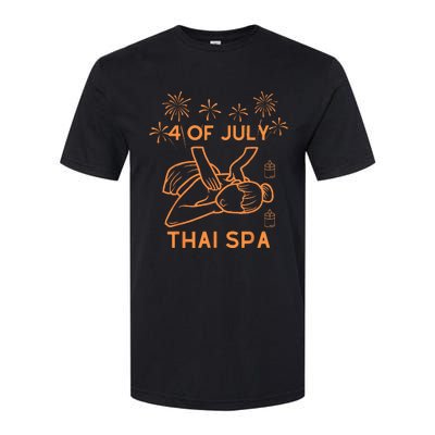 4 Of July Celebrate Thai Spa Softstyle CVC T-Shirt