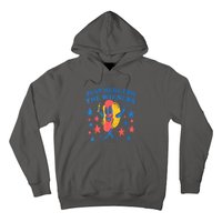 4th Of July Retro Just Here For The Wieners Funny Hot Dog Gift Hoodie