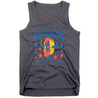 4th Of July Retro Just Here For The Wieners Funny Hot Dog Gift Tank Top