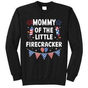 4th of July Birthday Mom Mommy Of The Little Firecracker Sweatshirt