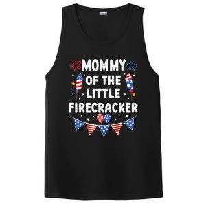 4th of July Birthday Mom Mommy Of The Little Firecracker PosiCharge Competitor Tank