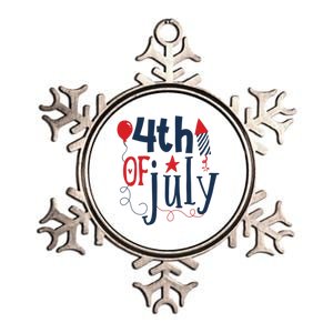 4th Of July Pride Usa Pride Proud To Be American Gift Metallic Star Ornament