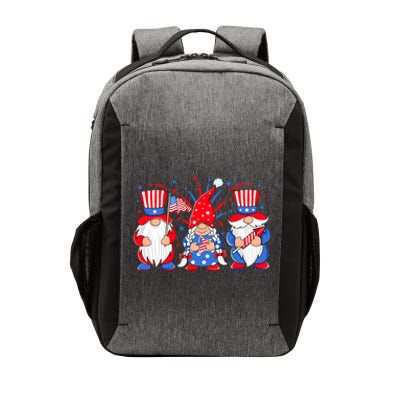 4th Of July Gnomes Patriotic American Flag Cute Three Gnomes Gift Vector Backpack