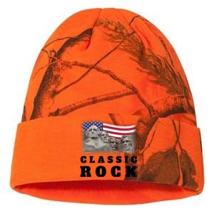 4th Of July Classic Rock Mount Rushmore Funny Gift Kati Licensed 12" Camo Beanie