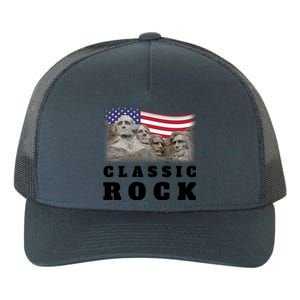 4th Of July Classic Rock Mount Rushmore Funny Gift Yupoong Adult 5-Panel Trucker Hat