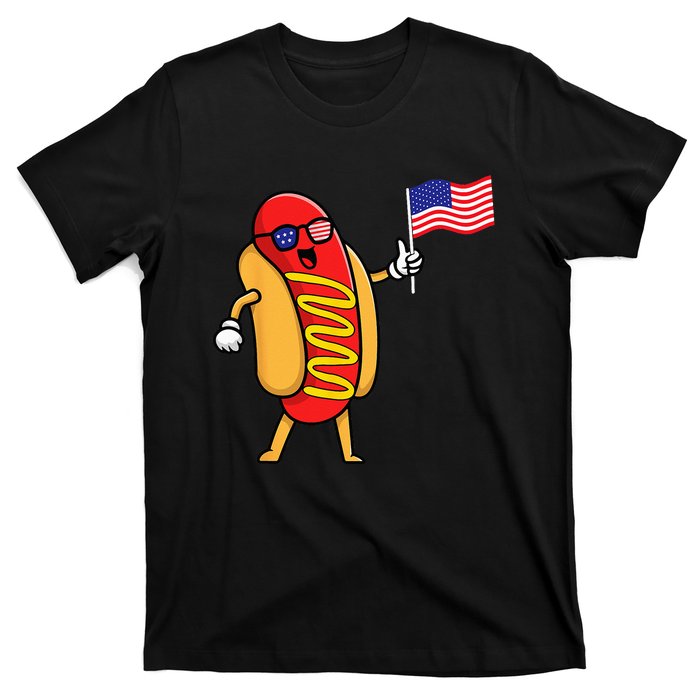 4th Of July Hot Dog Hotdog 4th Of July Shirts Men Women T-Shirt