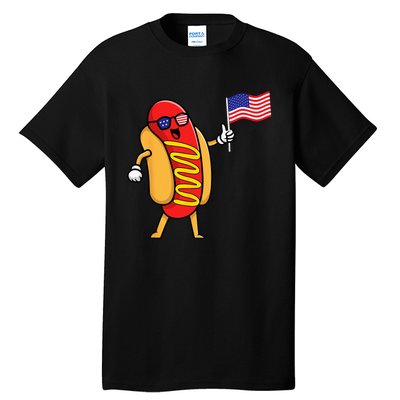 4th Of July Hot Dog Hotdog 4th Of July Shirts Men Women Tall T-Shirt