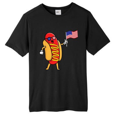 4th Of July Hot Dog Hotdog 4th Of July Shirts Men Women Tall Fusion ChromaSoft Performance T-Shirt