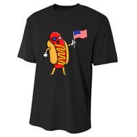 4th Of July Hot Dog Hotdog 4th Of July Shirts Men Women Performance Sprint T-Shirt