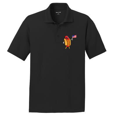 4th Of July Hot Dog Hotdog 4th Of July Shirts Men Women PosiCharge RacerMesh Polo