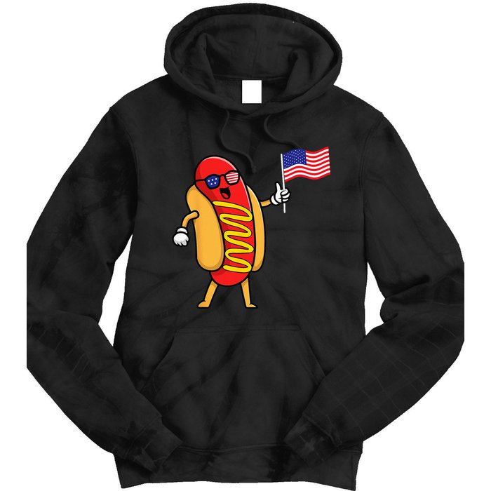 4th Of July Hot Dog Hotdog 4th Of July Shirts Men Women Tie Dye Hoodie