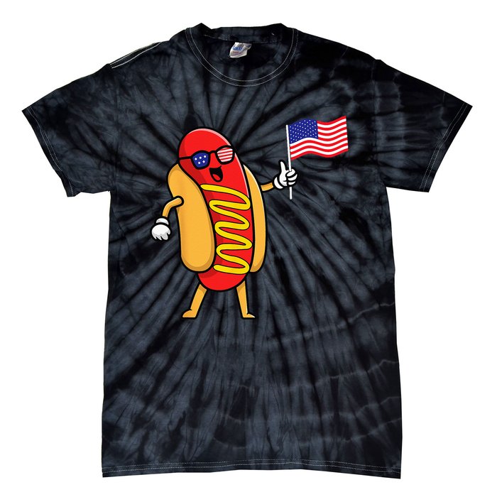 4th Of July Hot Dog Hotdog 4th Of July Shirts Men Women Tie-Dye T-Shirt