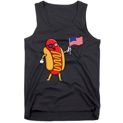 4th Of July Hot Dog Hotdog 4th Of July Shirts Men Women Tank Top