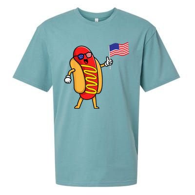 4th Of July Hot Dog Hotdog 4th Of July Shirts Men Women Sueded Cloud Jersey T-Shirt