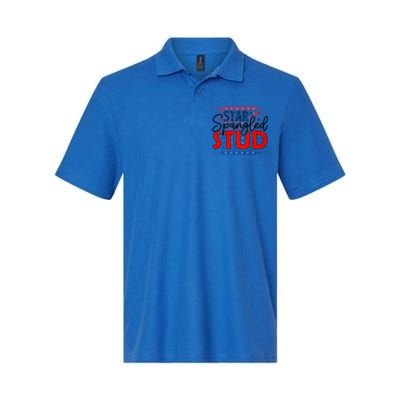 4th Of July Clothes And Accessories Star Spangled Stud Gift Softstyle Adult Sport Polo