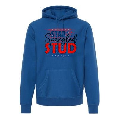 4th Of July Clothes And Accessories Star Spangled Stud Gift Premium Hoodie