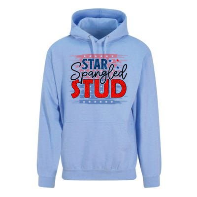 4th Of July Clothes And Accessories Star Spangled Stud Gift Unisex Surf Hoodie