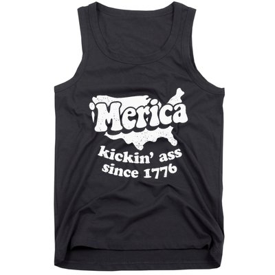 4th Of July Merica Kickin Ass Since 1776 Independence Day Gift Tank Top