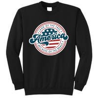 4th Of July America The Land Of The Free Because Of Brave Sweatshirt