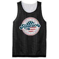 4th Of July America The Land Of The Free Because Of Brave Mesh Reversible Basketball Jersey Tank