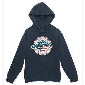 4th Of July America The Land Of The Free Because Of Brave Urban Pullover Hoodie