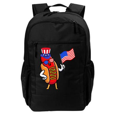 4th Of July Hot Dog Hotdog 4th Of July Daily Commute Backpack