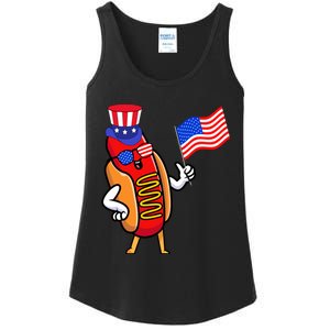 4th Of July Hot Dog Hotdog 4th Of July Ladies Essential Tank