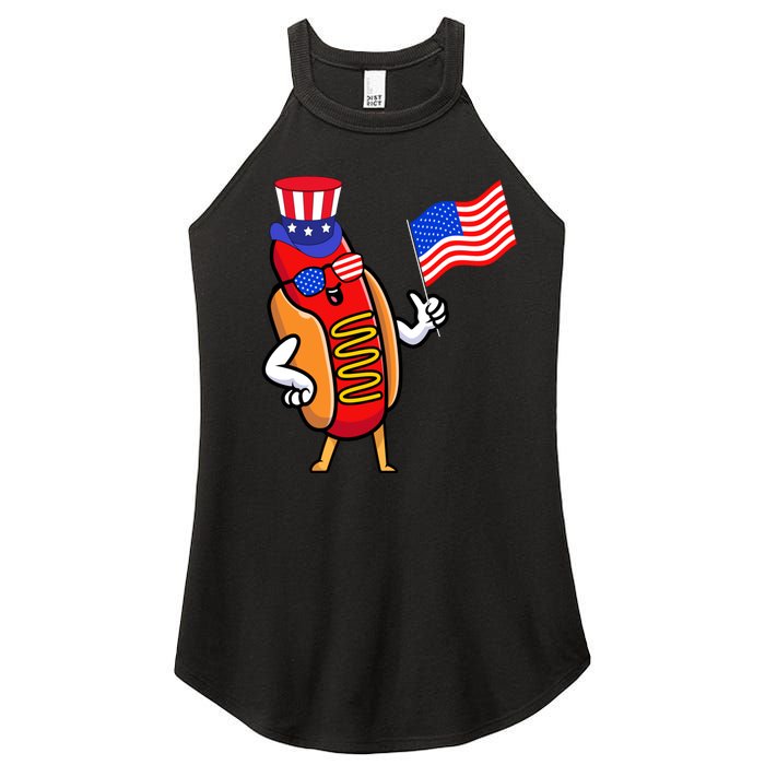 4th Of July Hot Dog Hotdog 4th Of July Women's Perfect Tri Rocker Tank