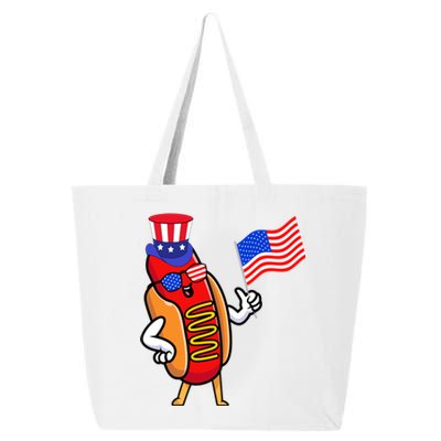 4th Of July Hot Dog Hotdog 4th Of July 25L Jumbo Tote