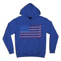 4th Of July Hockey Hockey American Flag Usa Patriotic Sport Great Gift Hoodie