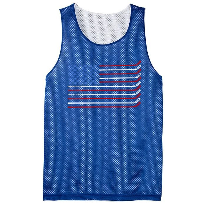 4th Of July Hockey Hockey American Flag Usa Patriotic Sport Great Gift Mesh Reversible Basketball Jersey Tank