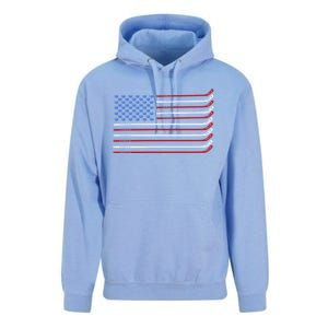 4th Of July Hockey Hockey American Flag Usa Patriotic Sport Great Gift Unisex Surf Hoodie