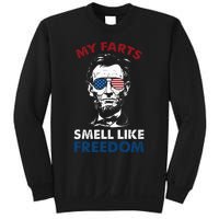 4th Of July My Farts Smell Like Freedom Abraham Lincoln Sweatshirt