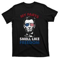 4th Of July My Farts Smell Like Freedom Abraham Lincoln T-Shirt