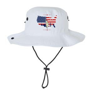 4th Of July American Flag Statue Of Liberty Legacy Cool Fit Booney Bucket Hat