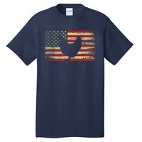 4th of July Chicken Patriotic American Flag Wo Girl Tall T-Shirt