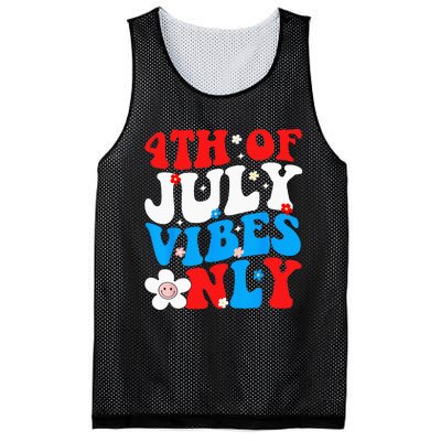 4th Of July Vibes Only 4th Of July Women Men Mesh Reversible Basketball Jersey Tank