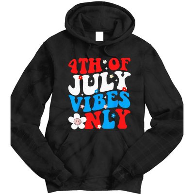 4th Of July Vibes Only 4th Of July Women Men Tie Dye Hoodie