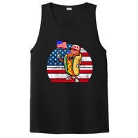 4th Of July Hot Dog Hotdog 4th Of July PosiCharge Competitor Tank