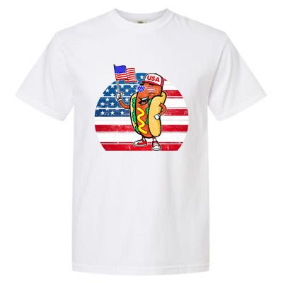 4th Of July Hot Dog Hotdog 4th Of July Garment-Dyed Heavyweight T-Shirt