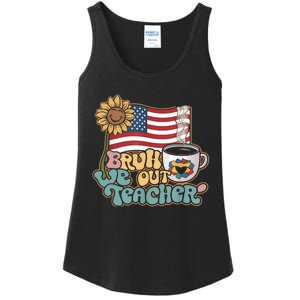 4th Of July Bruh We Out Teachers End Of School Year Teacher Summer Gift Ladies Essential Tank