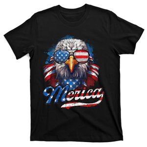 4th of July Merica Eagle USA Flag American Independence Day T-Shirt